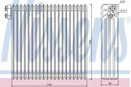 92213 NISSENS Испаритель, кондиционер