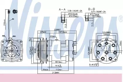 890032 NISSENS Компрессор, кондиционер