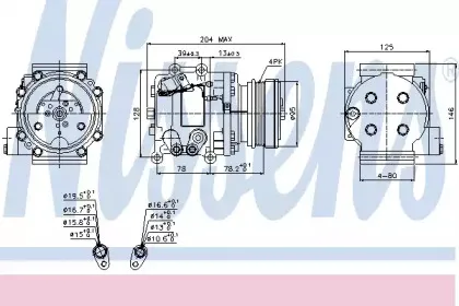 89229 NISSENS Компрессор, кондиционер