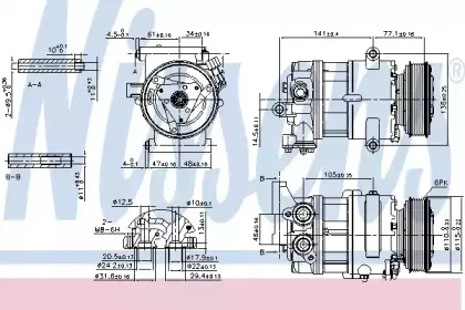 89590 NISSENS Компрессор, кондиционер