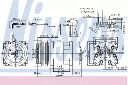 899927 NISSENS Компрессор, кондиционер