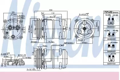 899944 NISSENS Компрессор, кондиционер