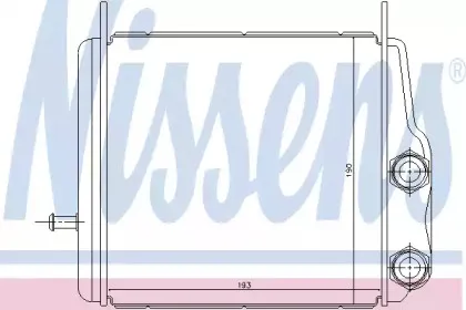 90512 NISSENS масляный радиатор, двигательное масло