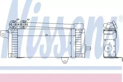 90575 NISSENS масляный радиатор, двигательное масло