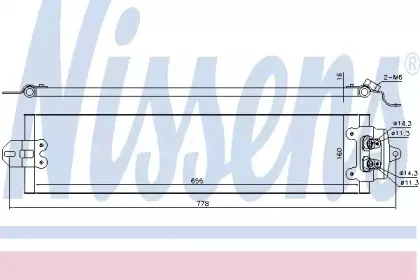 90617 NISSENS Масляный радиатор, автоматическая коробка передач