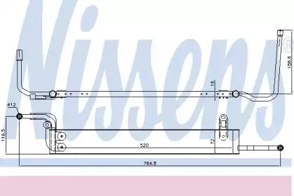 90631 NISSENS Масляный радиатор, рулевое управление