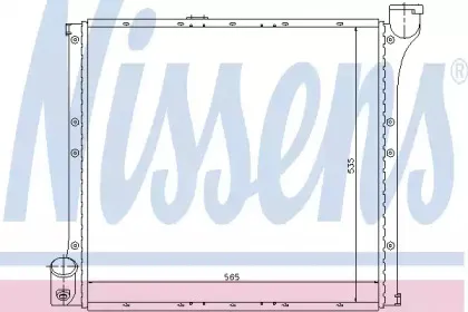 65221 NISSENS Радиатор, охлаждение двигателя