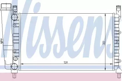 61838 NISSENS Радиатор, охлаждение двигателя