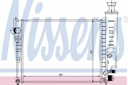 63465 NISSENS Радиатор, охлаждение двигателя