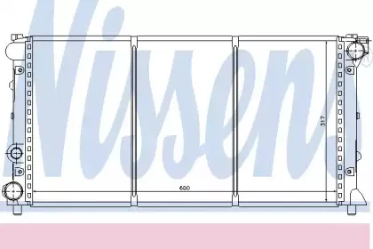 64001 NISSENS Радиатор, охлаждение двигателя
