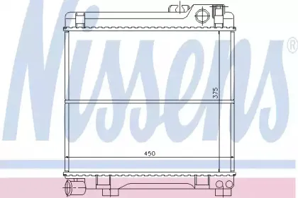 60667 NISSENS Радиатор, охлаждение двигателя