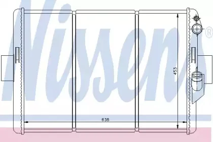 62288 NISSENS Радиатор, охлаждение двигателя