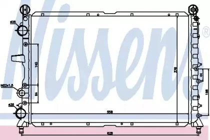 60030 NISSENS Радиатор, охлаждение двигателя