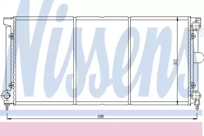65159 NISSENS Радиатор, охлаждение двигателя