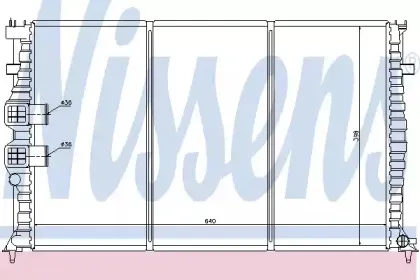 63734 NISSENS Радиатор, охлаждение двигателя