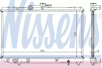 64773 NISSENS Радиатор, охлаждение двигателя