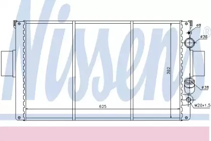63328 NISSENS Радиатор, охлаждение двигателя