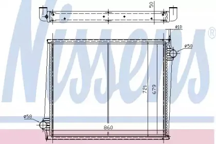 64068A NISSENS Радиатор, охлаждение двигателя
