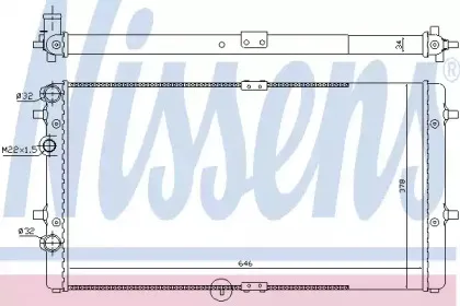 67301 NISSENS Радиатор, охлаждение двигателя