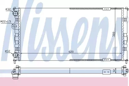 67308 NISSENS Радиатор, охлаждение двигателя