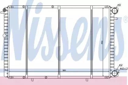 63834 NISSENS Радиатор, охлаждение двигателя