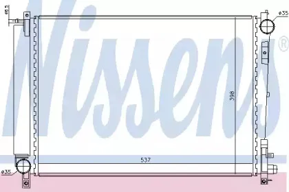 61006 NISSENS Радиатор, охлаждение двигателя