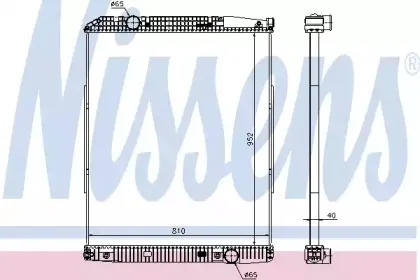 626490 NISSENS Радиатор, охлаждение двигателя