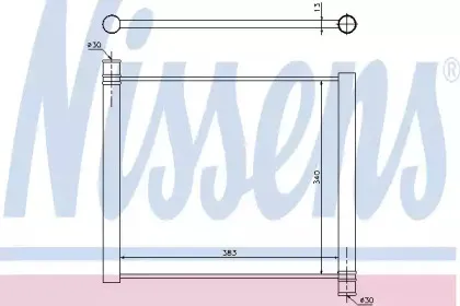 68450 NISSENS Радиатор, охлаждение двигателя