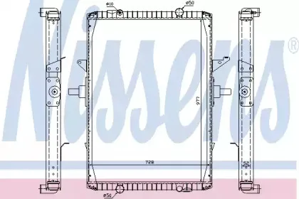 63775A NISSENS Радиатор, охлаждение двигателя