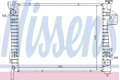 69018 NISSENS Радиатор, охлаждение двигателя