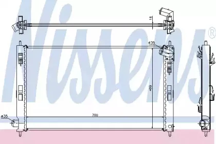 628952 NISSENS Радиатор, охлаждение двигателя