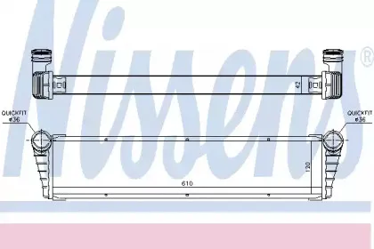 63798 NISSENS Радиатор, охлаждение двигателя