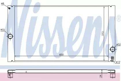 65614 NISSENS Радиатор, охлаждение двигателя