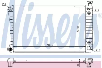 69468 NISSENS Радиатор, охлаждение двигателя
