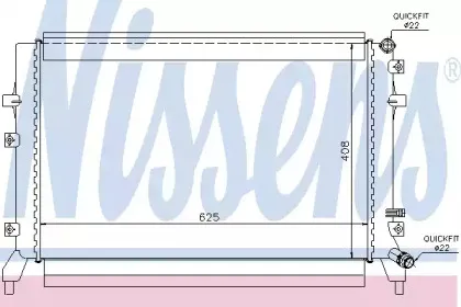 65294 NISSENS Низкотемпературный охладитель, интеркулер