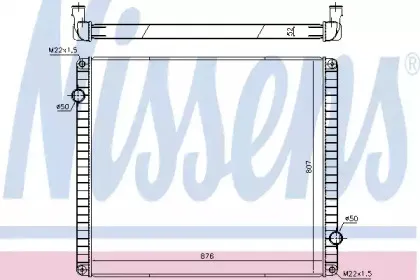 65483 NISSENS Радиатор, охлаждение двигателя