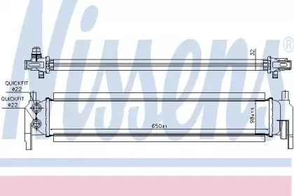 65318 NISSENS Низкотемпературный охладитель, интеркулер