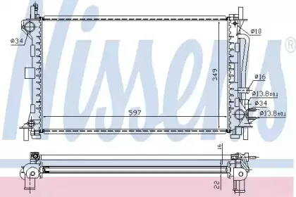 69244 NISSENS модуль охлаждения