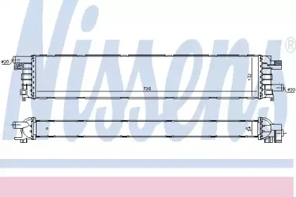 60354 NISSENS Радиатор, охлаждение двигателя