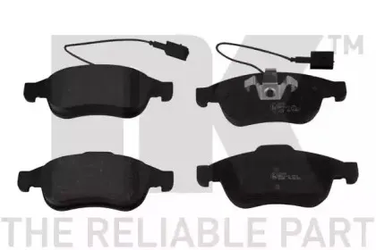 221029 NK Комплект тормозных колодок, дисковый тормоз