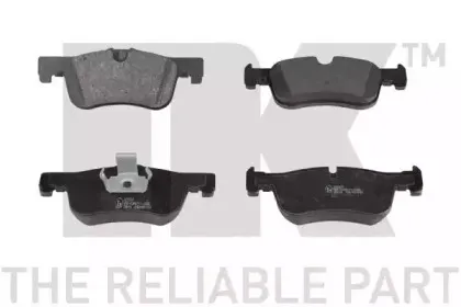 221557 NK Комплект тормозных колодок, дисковый тормоз