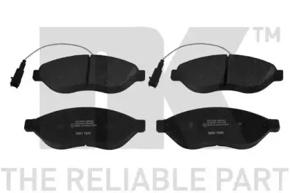 221959 NK Комплект тормозных колодок, дисковый тормоз