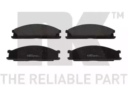 222215 NK Комплект тормозных колодок, дисковый тормоз