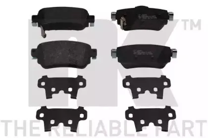 222273 NK Комплект тормозных колодок, дисковый тормоз