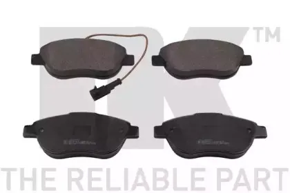 222377 NK Комплект тормозных колодок, дисковый тормоз