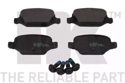 222386 NK Комплект тормозных колодок, дисковый тормоз