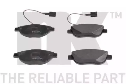 222389 NK Комплект тормозных колодок, дисковый тормоз