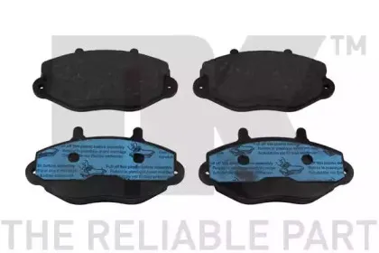 222522 NK Комплект тормозных колодок, дисковый тормоз