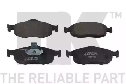 222534 NK Комплект тормозных колодок, дисковый тормоз