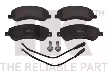 222566 NK Комплект тормозных колодок, дисковый тормоз